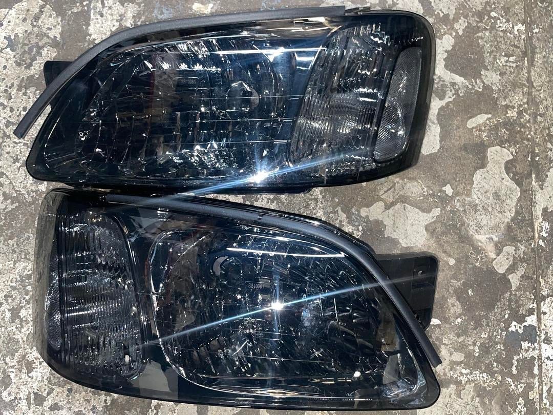 00-04 SMOKED HEADLIGHTS PAIR SUBARU LEGACY GT