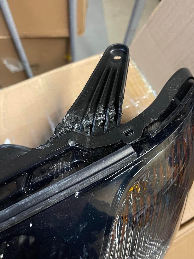 REFURBISHED SMOKE / AMBER HEADLIGHT, PAIR 00-04 SUBARU LEGACY GT