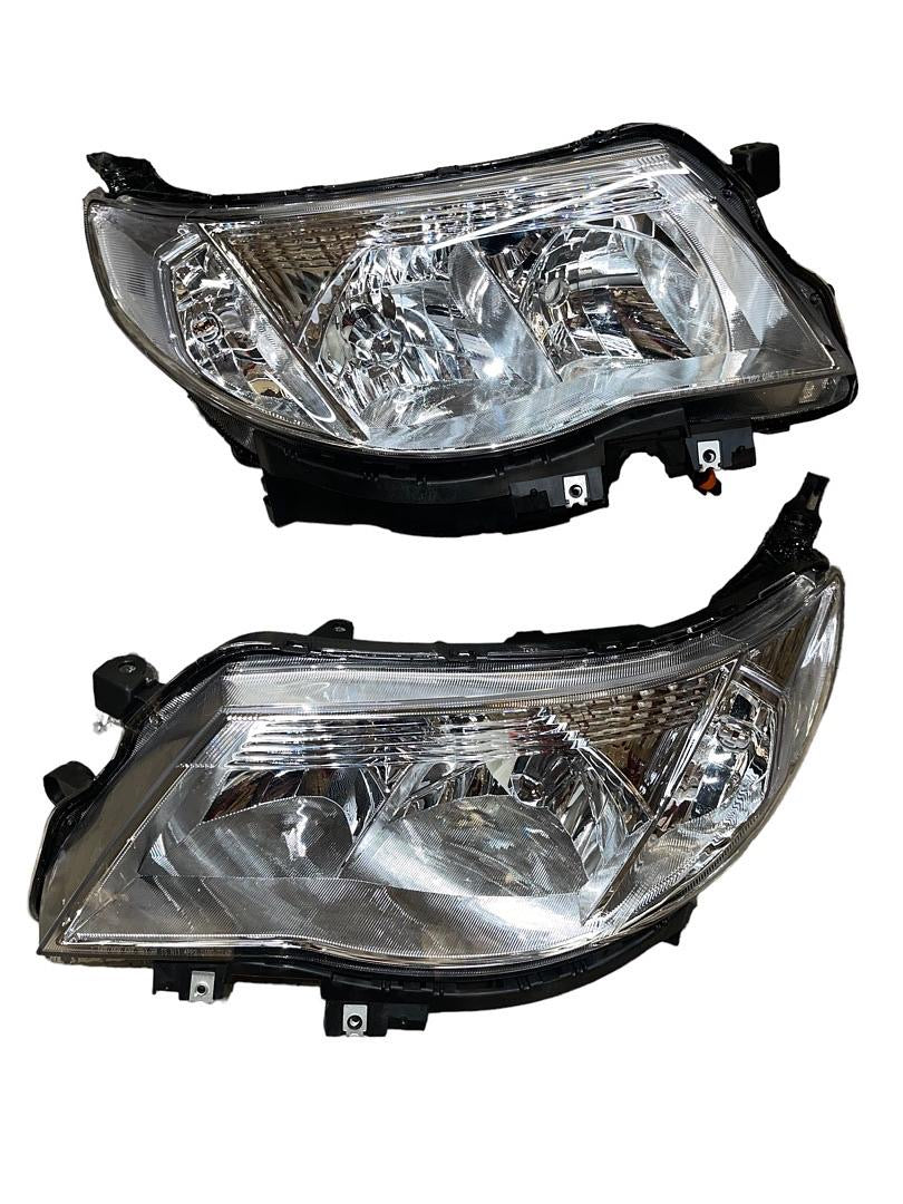 REFURBISHED 09-13 SUBARU FORESTER CHROME HOUSING CLEAR CORNER HEADLIGHTS REPLACEMENT