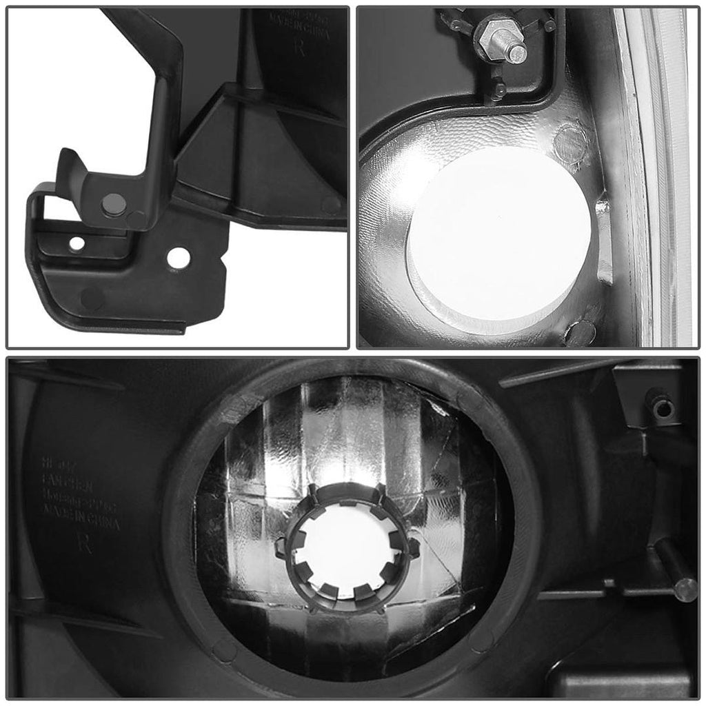 87-91 FORD F-150 / F-250/ F-350 / BRONCO BLACKHOUSING HEADLIGHTS