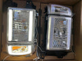 REFURBISHED 87-91 FORD BRONCO 87-91 FORD F-150 F-250 F-350 CHROME HOUSING WITH CLEAR AND AMBER LED HEADLIGHTS