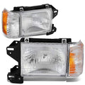 REFURBISHED 87-91 FORD BRONCO / F-150 F-250 F-350 CHROME FACTORY STYLE HEADLIGHTS REPLACEMENT