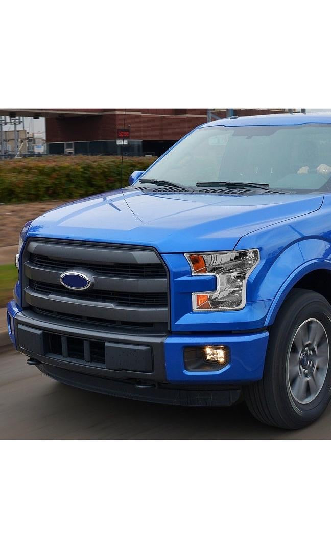 15-17 FORD F-150 CHROME HOUSING WITH AMBER CORNERS OE STYLE HEADLIGHTS