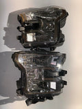 15-17 FORD F-150 CHROME HOUSING CLEAR REFLECTOR HALOGEN HEADLIGHTS