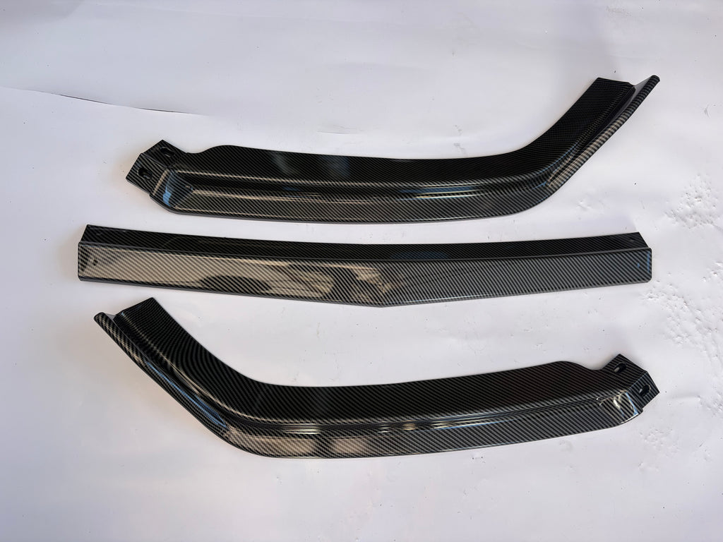 15-18 Volkswagen Jetta STP-Style Front Bumper Lip Carbon Fiber