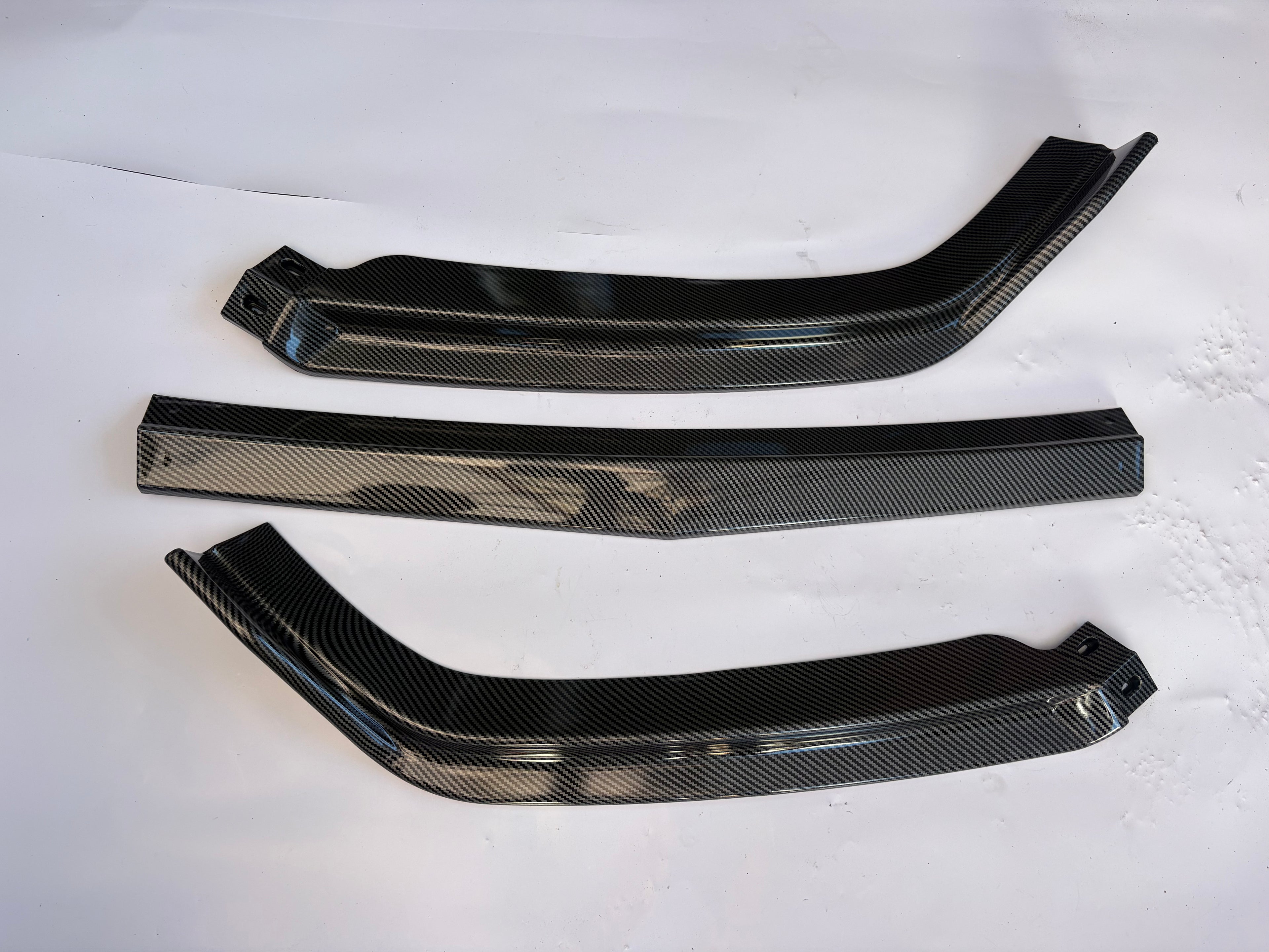 15-18 Volkswagen Jetta STP-Style Front Bumper Lip Carbon Fiber