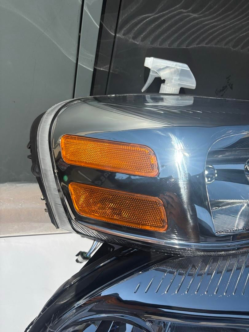 05-09 CHEVY UPLANDER CHROME AMBER HEADLIGHTS