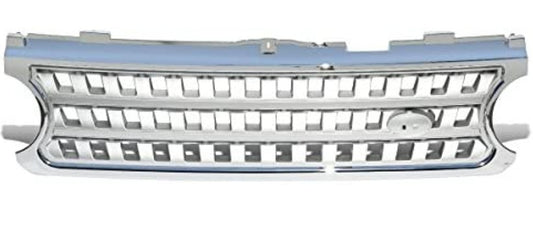 06-09 LAND ROVER RANGE ROVER FRONT GRILLE - SQUARE MESH - CHROME/SILVER