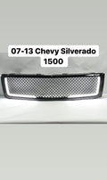07-13 CHEVY SILVERADO 1500 led black front bumper grille