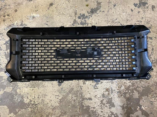 #R16 14-15 GMC SIERRA FRONT GRILLE MATTE BLACK DENALI STYLE