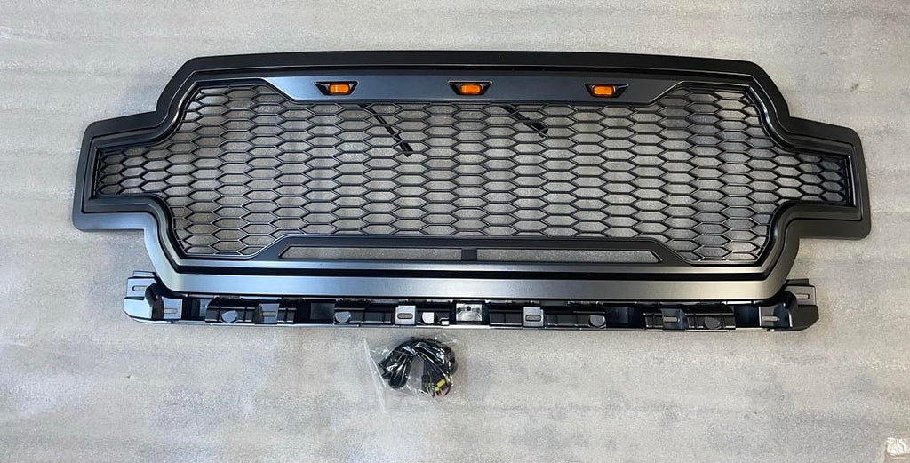 18-19 FORD F-150 CHARCOAL GRAY IMPULSE PACKAGED GRILLE