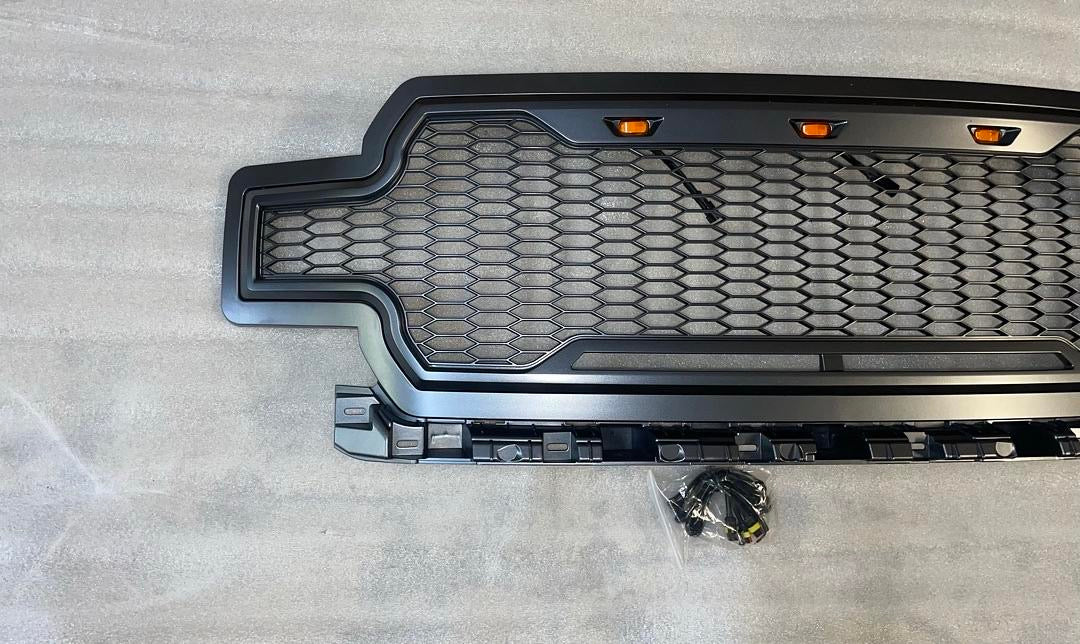 18-19 FORD F-150 CHARCOAL GRAY IMPULSE PACKAGED GRILLE