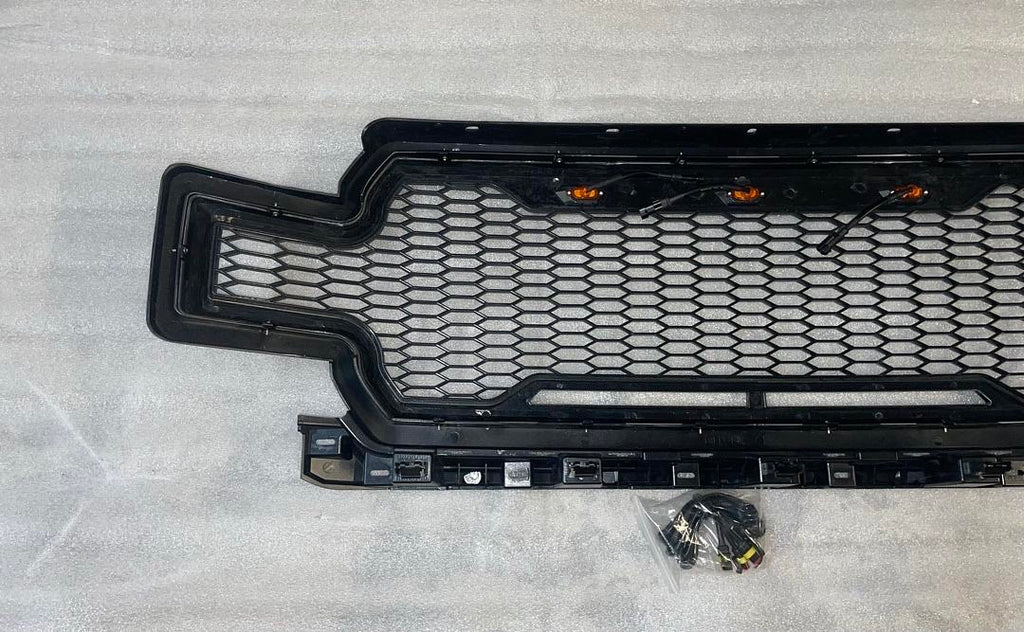 18-19 FORD F-150 CHARCOAL GRAY IMPULSE PACKAGED GRILLE