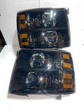 CHEVY SILVERADO SMOKED HEADLIGHTS FOR 2007 TO 2013