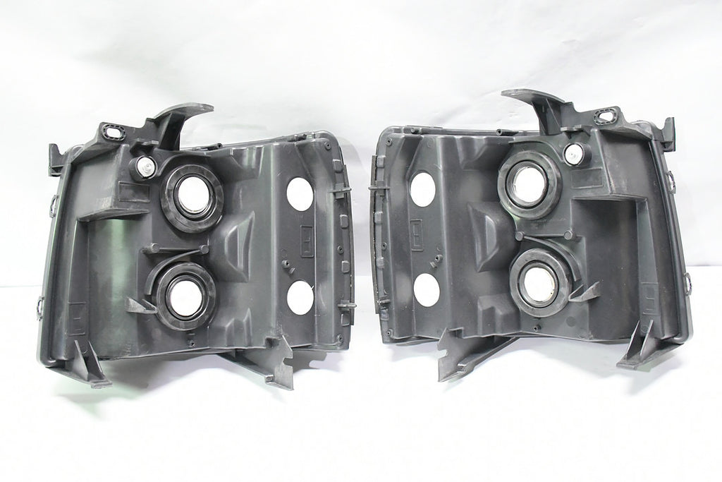 07-13 CHEVY SILVERADO BLACK SMOKED HEADLIGHTS