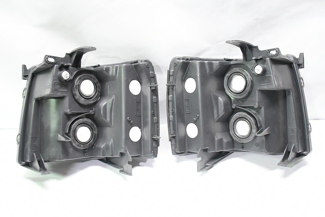 07-13 CHEVY SILVERADO BLACK SMOKED HEADLIGHTS