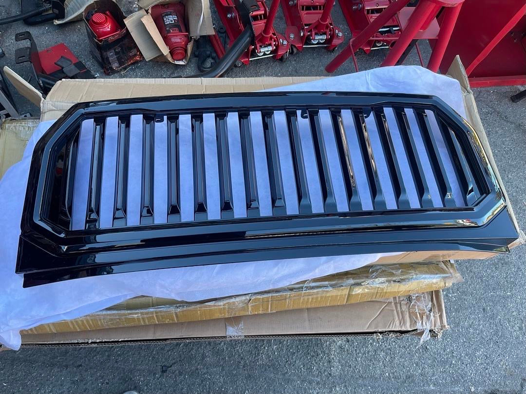 15-17 FORD F150 STYLE FRONT GRILL GLOSSY BLACK