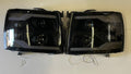 BLACK HOUSING LED DRL SEQUENTIAL SIGNAL PROJECTOR HEADLIGHTS REPLACEMENT FOR 07-13 SILVERADO