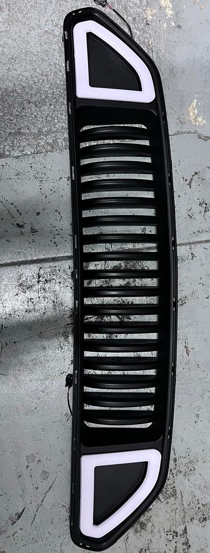 18-20 FORD MUSTANG black led front bumper grille