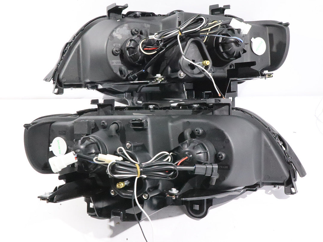 FOR 00-03 X5 CHROME 3D LED PROJECTOR HEADLIGHTS REPLACEMENT