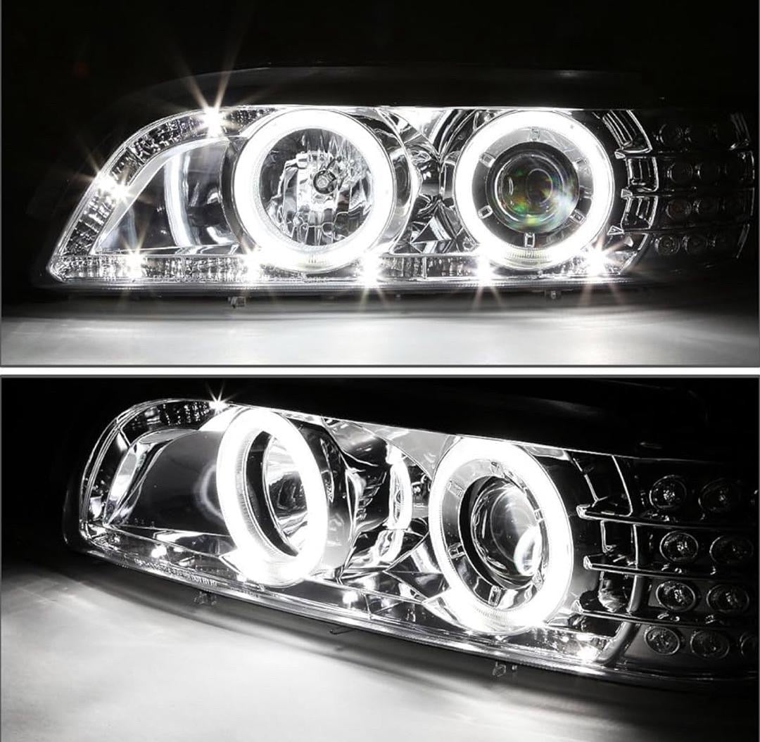 REFURBISHED 97-03 BMW E39 5-SERIES LED DRL / SIGNAL PROJECTOR HEADLIGHTS