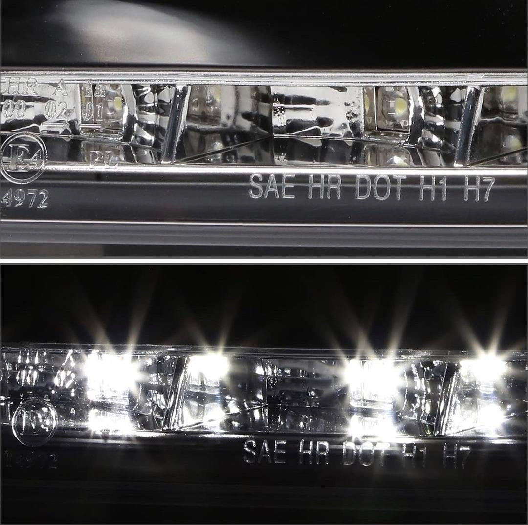 02-04 A6 / A6 QUATTRO (FACELIFTED MODELS) HEADLIGHTS BLACK LED