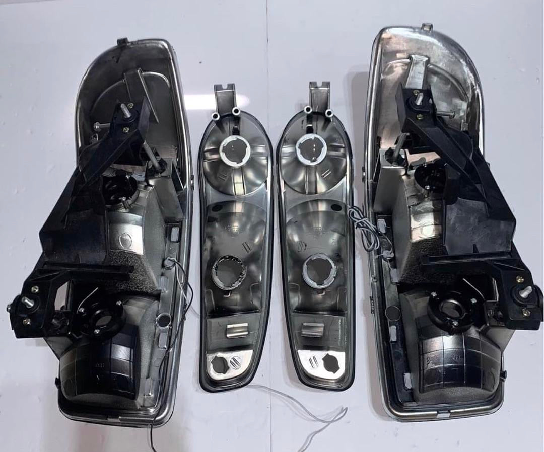 GMC SIERRA DENALI / YUKON DENALI SMOKED LED HEADLIGHTS FOR 1999 TO 2006