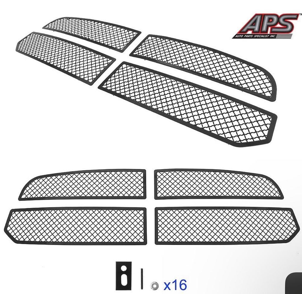 13-18 RAM 1500 & 19-21 DODGE RAM 1500 CLASSIC HONEYCOMB STYLE ONLY MAIN UPPER STAINLESS STEEL BLACK MESH FRONT GRILL GRILLE INSERT