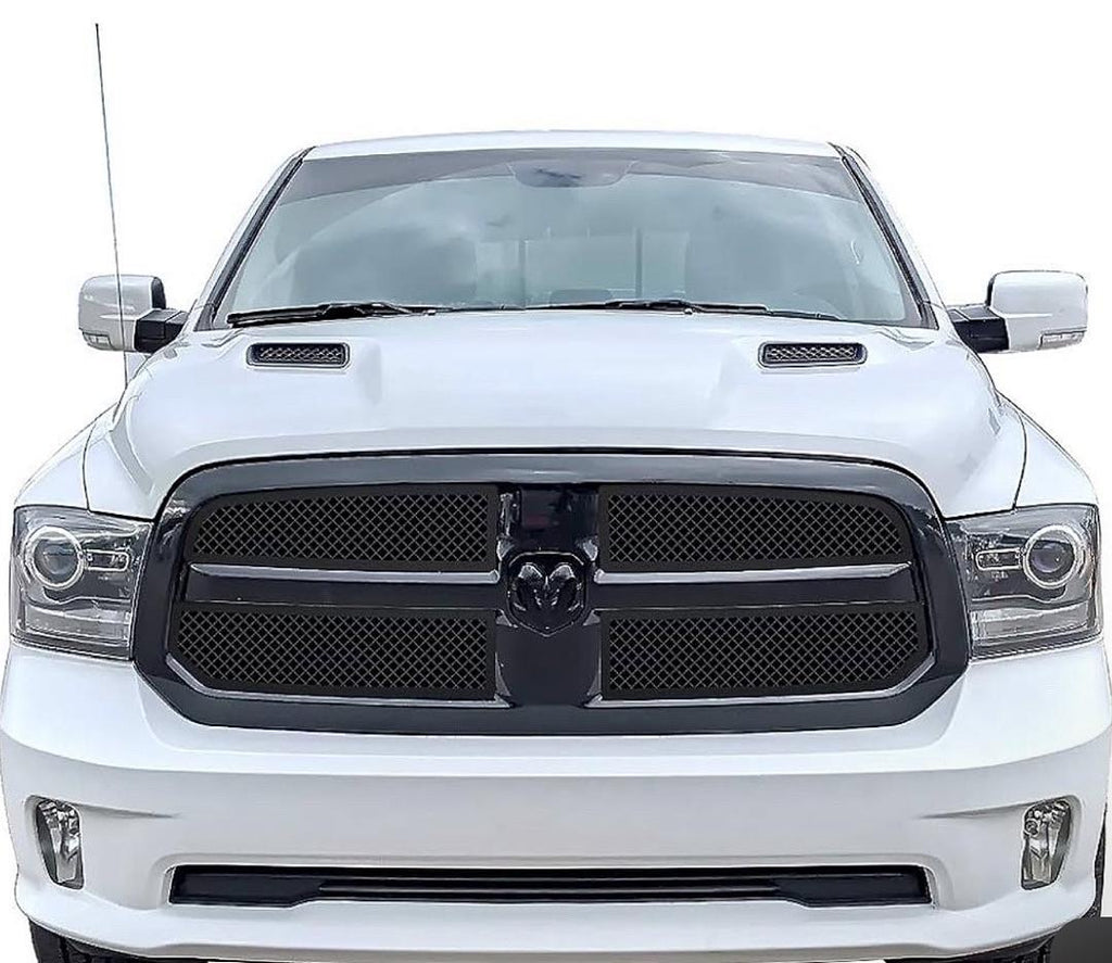 13-18 RAM 1500 & 19-21 DODGE RAM 1500 CLASSIC HONEYCOMB STYLE ONLY MAIN UPPER STAINLESS STEEL BLACK MESH FRONT GRILL GRILLE INSERT