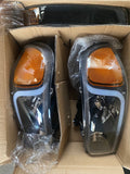 REFURBISHED 99-06 GMC SIERRA / YUKON BLACK AMBER WITH LED HEADLIGHTS
