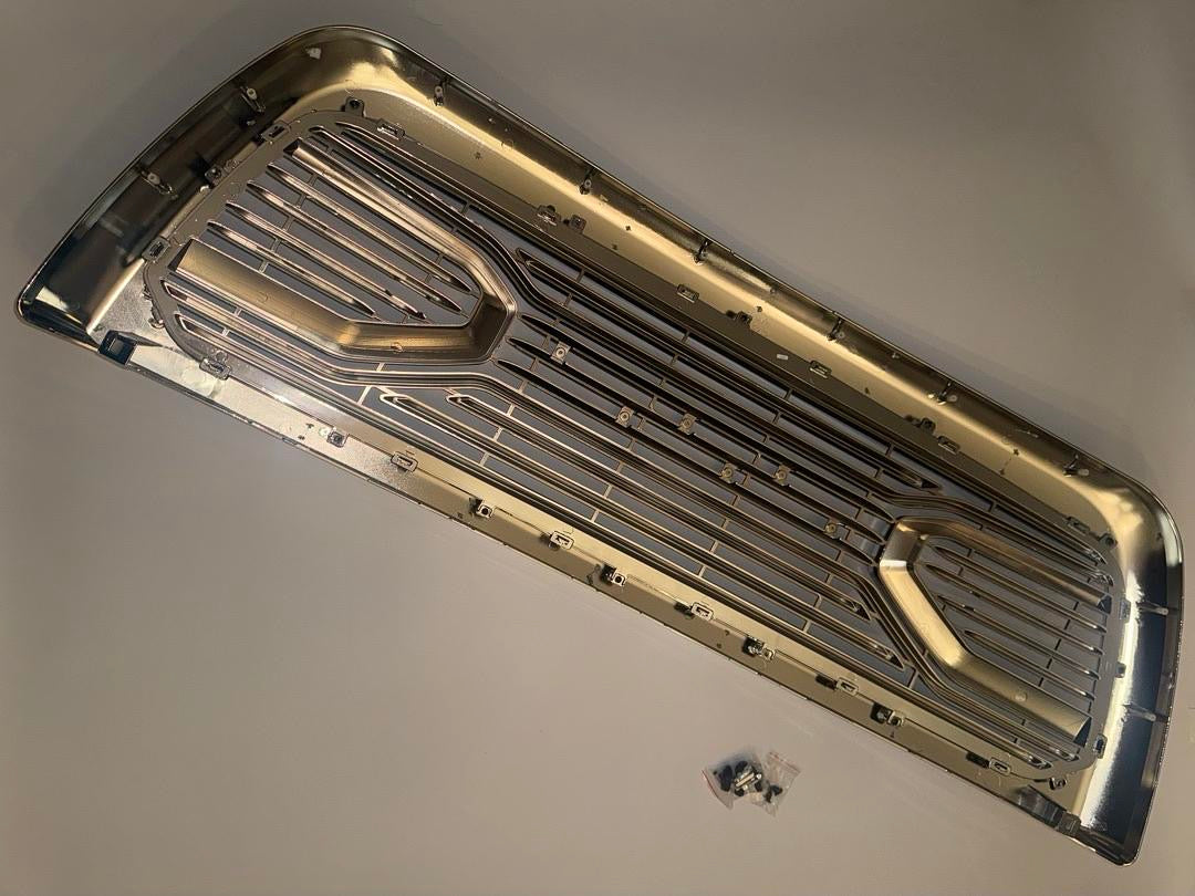 10-18 DODGE RAM 2500 3500 CHROME FRONT BUMPER GRILLE GRILL