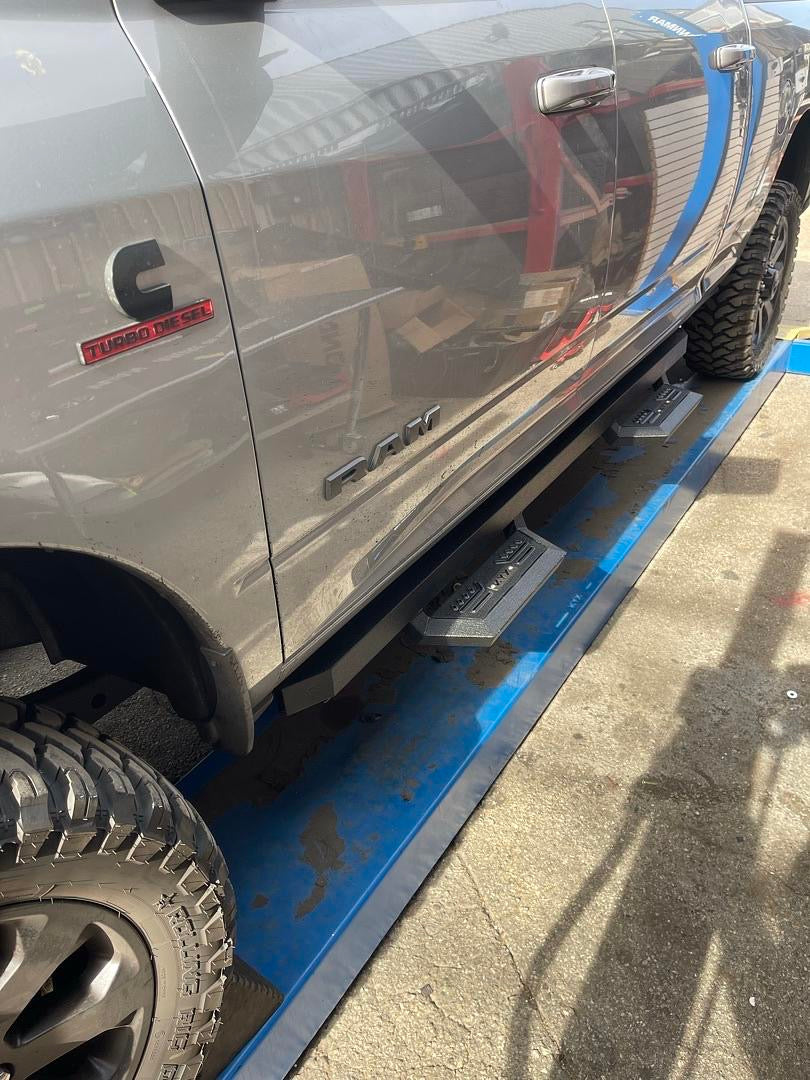 #14 10-21 TOYOTA 4RUNNER OFF ROAD BLACK SIDE STEPS RUNNING BOARDS