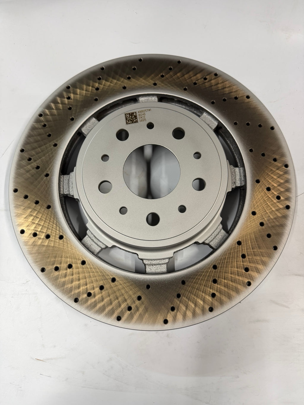 Actual Maserati 257141 front rotor