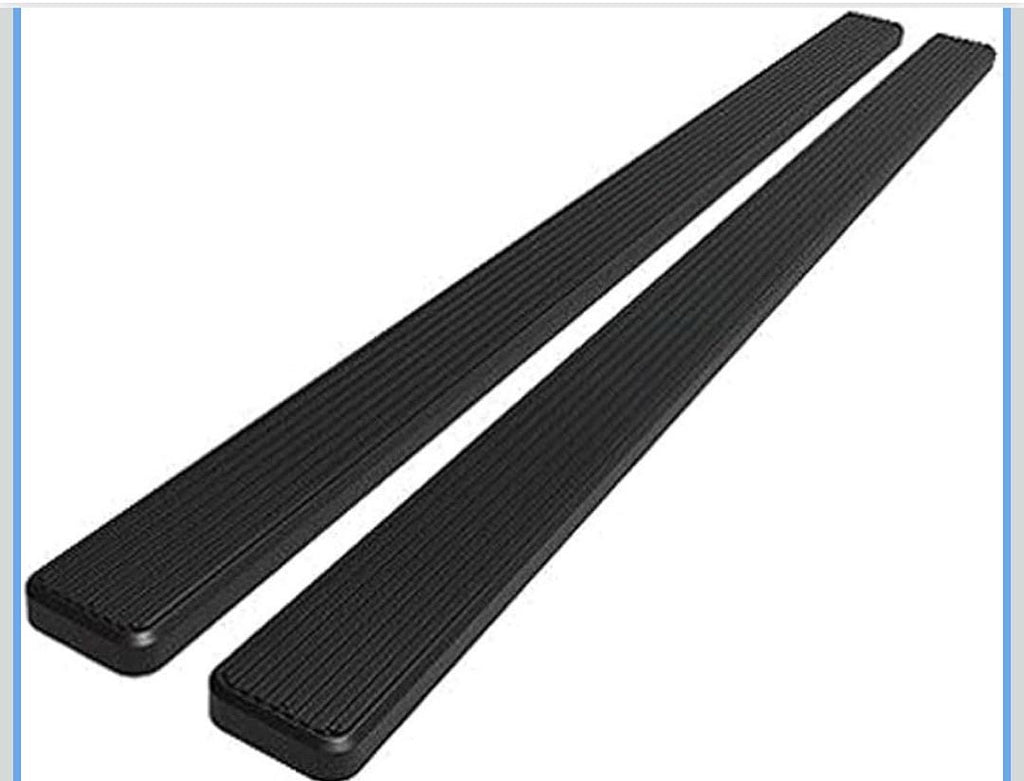 92-99 CHEVY C/K SUBURBAN 1500 2500 BLACK RUNNING BOARDS 5” 86” L