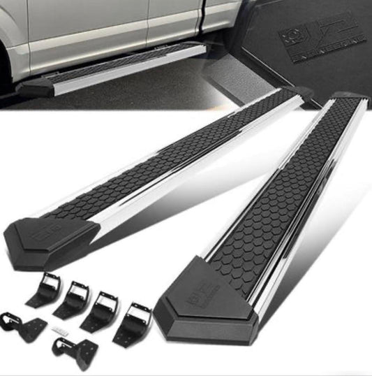 8” EXTENDED CAB CHROME RUNNING BOARDS FOR 15-22 FORD F-150 / 17-22 F-250/F-350