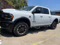 19-ON DODGE RAM BLACK OFF ROAD STYLE RUNNING BOARDS POWDER COAT ESTRIBOS