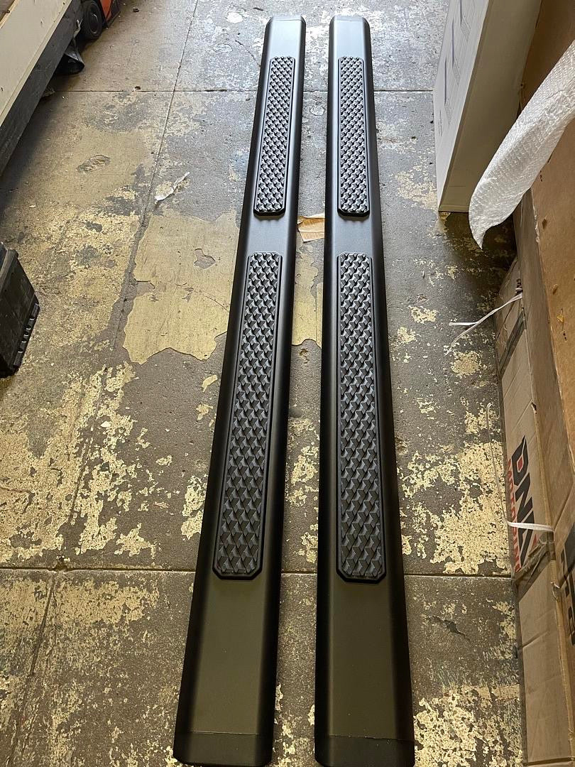 2007-2018 JEEP WRANGLER JK 4DR - BLACK STEP BARS RUNNING BOARDS