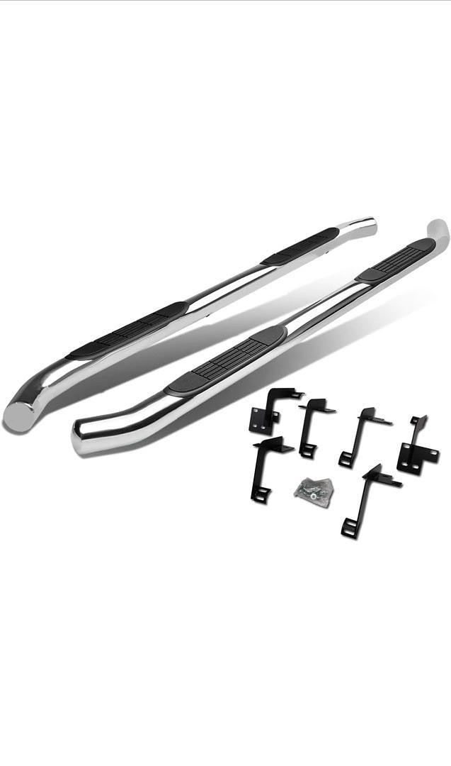 19-ON RAM 1500 CREW CAB 3” WIDE STAINLESS STEEL SIDE STEP BAR RUNNING BOARDS
