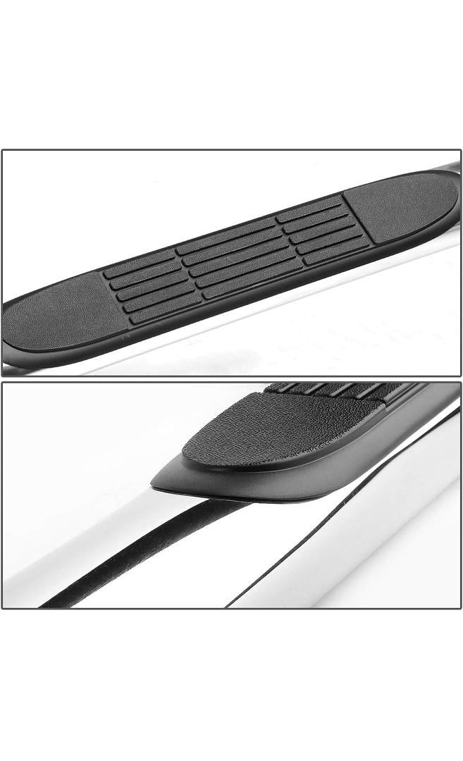 19-ON RAM 1500 CREW CAB 3” WIDE STAINLESS STEEL SIDE STEP BAR RUNNING BOARDS