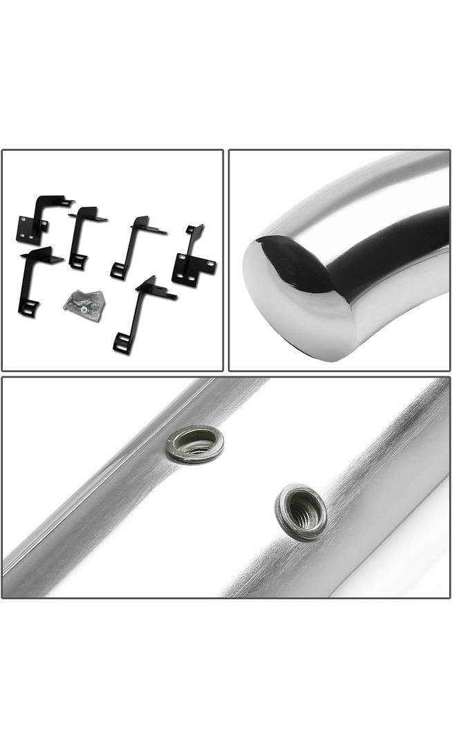 19-ON RAM 1500 CREW CAB 3” WIDE STAINLESS STEEL SIDE STEP BAR RUNNING BOARDS