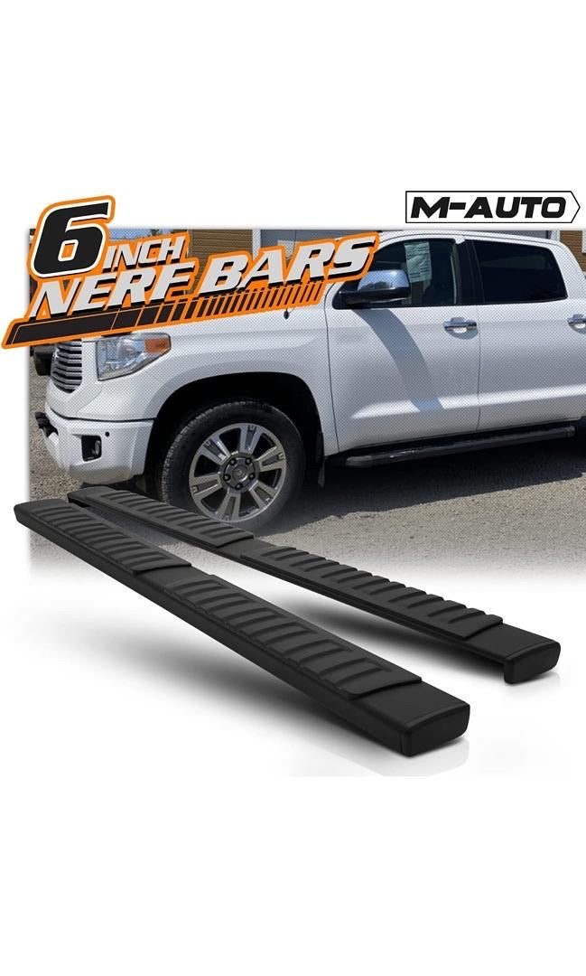 07-21 TOYOTA TUNDRA EXTENDED CAB BLACK RUNNING BOARDS