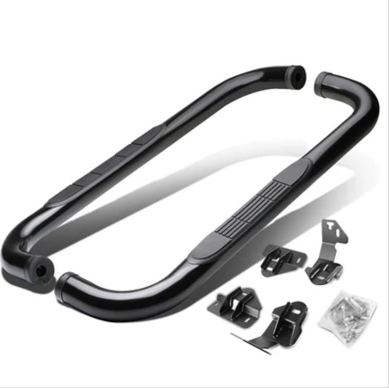 09-14 FORD F-150 BLACK TUBES RUNNING BOARDS SINGLE CAB