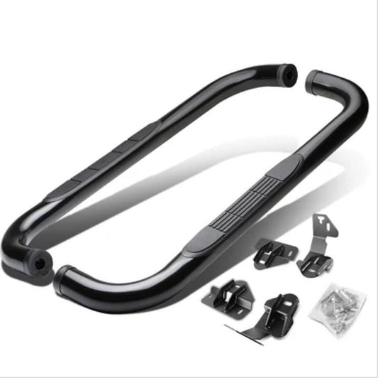 09-14 FORD F-150 BLACK TUBES RUNNING BOARDS SINGLE CAB