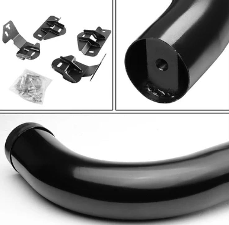 09-14 FORD F-150 BLACK TUBES RUNNING BOARDS SINGLE CAB