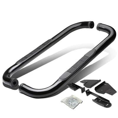 09-18 DODGE RAM 1500 BLACK 3” TUBE RUNNING BOARDS SINGLE CAB