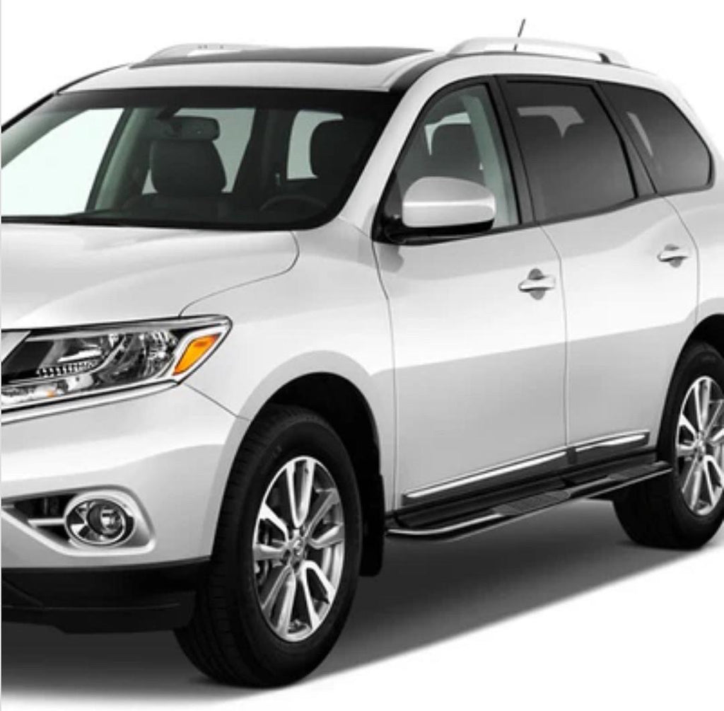 13-20 NISSAN PATHFINDER 3” OVAL TUBE BLACK RUNNING BOARDS