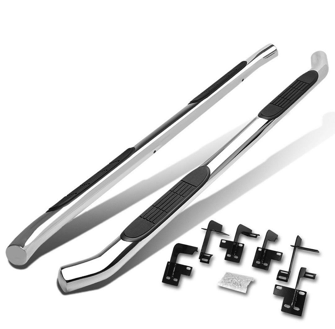 19-ON  DODGE RAM 1500 QUAD CAB 3INCH CHROME RUNNING BOARDS