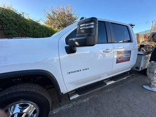 19-ON CHEVY SILVERADO CREW CAB RUNNING BOARDS