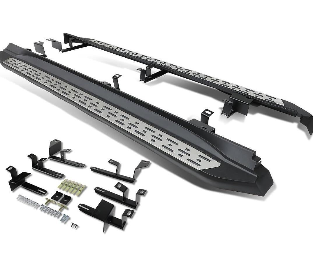 14-19 TOYOTA HIGHLANDER 14-16 BLACK / SILVER RUNNING BOARDS