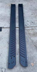 15-ON FORD F-150 17-ON F-250 F-350 SUPER DUTY CREW CAB BLACK RUNNING BOARDS